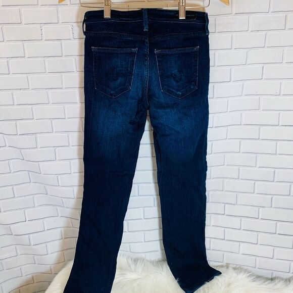 AG The Prima Mid-Rise Cigarette Denim Jeans Sz 25R - Picture 6 of 10